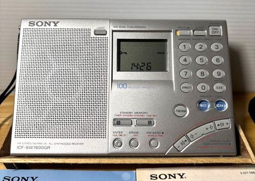 Sony icf sw7600gr - sony, icf-sw7600gr