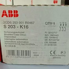 Neu ABB S203-K16 3P K 16A