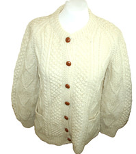 Damen Strickjacke Gr 42 Wolle