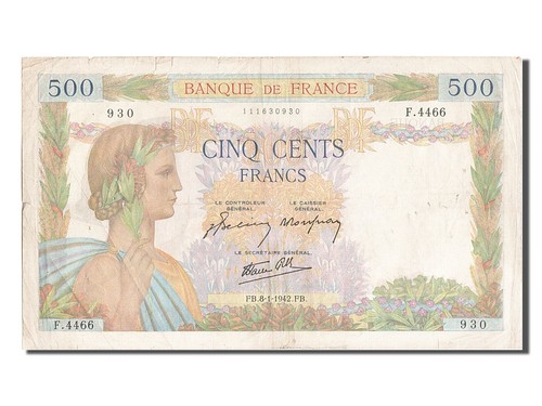 Geldschein frankreich 500 - geldschein,, frankreich,