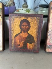 Christliche bilder auf antikem - auf,