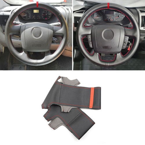 Handnähen leder lenkradbezug - leder,