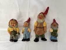 4 x  alter Gartenzwerg