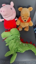 Pepper Wutz, Peppa Pig, Winnieh Puh, Drachen, Handpuppen, Stofftiere mit Sounds