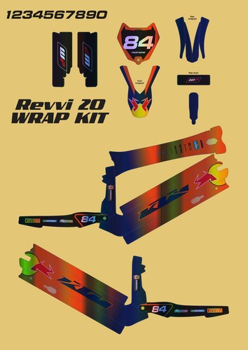 Revvi wrap kit - 20", grafik