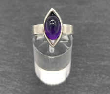 900/- Silberring mit Amethyst, Ringgröße 53, Damen, Vintage, guter Zustand