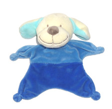 Nicotoy Schmusetuch Hündchen HUND in blau türkis beige Schnuffeltuch Kuscheltuch