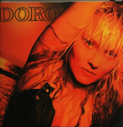 Doro orange marbled vinyl - orange, new