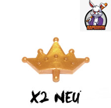 Lego® ● 2x Krone Diadem ●