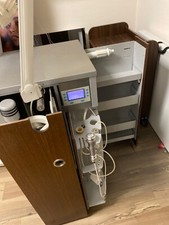 .ionto-comed bedampfer Schrank mit Spray, kalt-heiß Handstk., Bürste, gebraucht 