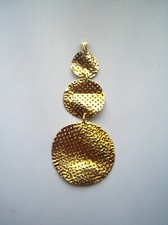 Sehr großer Anhänger aus 925 Silber vergoldet von la barca