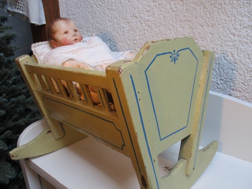 Antike puppenwiege - antike,