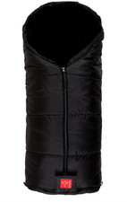 Kaiser 6570625 - Fußsack Thermo Aktion,  schwarz  weiche Kuschelfleece