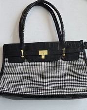 Handtasche Im Pepita-Muster