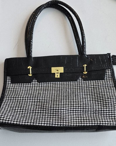 Handtasche pepita muster - handtasche, pepita-muster