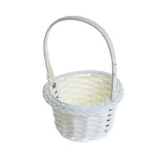 Handgewebter Blumen Korb mit