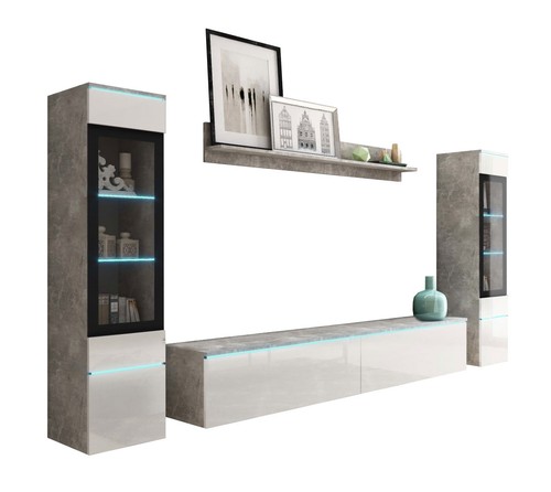 Wohnwand vera anbauwand - wohnwand,