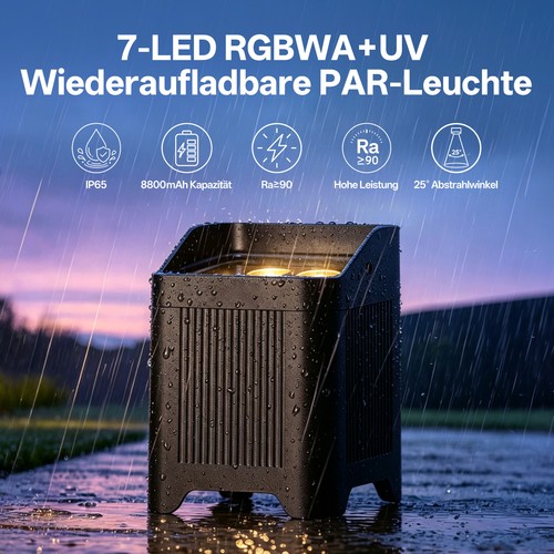 6in1 ip65 led par strahler - 6in1,