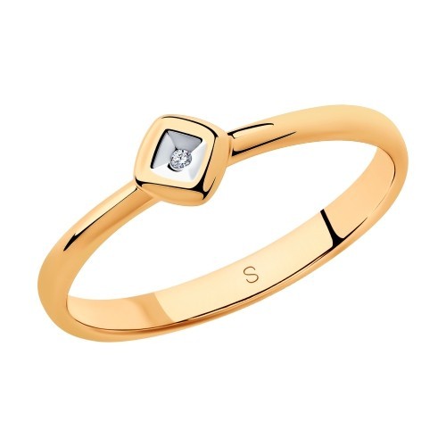 Diamant 004 karat - 0,004, ring