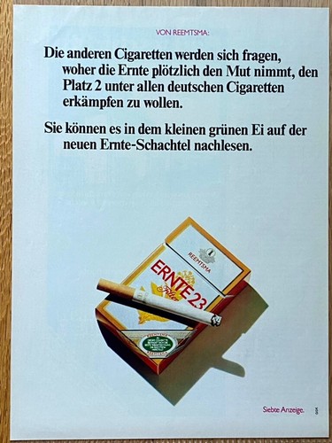 Reemtsma ernte cigaretten - ernte, 23