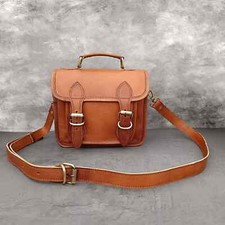 Handgefertigte Echtleder Schultertasche Trendy Zeitlos Beutel Freizeit Damen