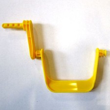 BIG Waterplay Ersatzteil Wasserrad Paddel Kurbel groß Original Wasserkurbel gelb