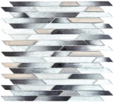 Glasmosaik Edelstahl Stäbchen