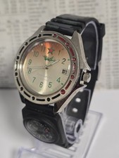 Herren Armbanduhr im Armee-Stil. Mechanisch / Handaufzug