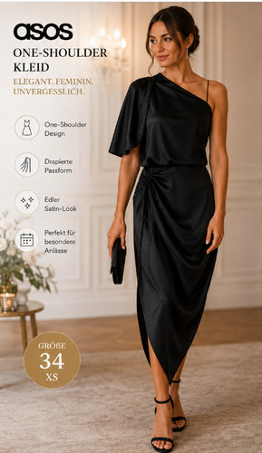 Asos one shoulder abendkleid - asos, one-shoulder