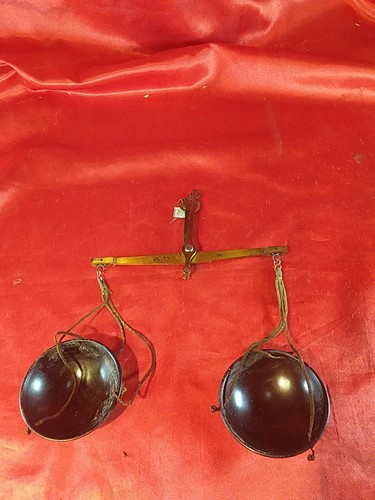 Antike obi handwaage - antike, messing
