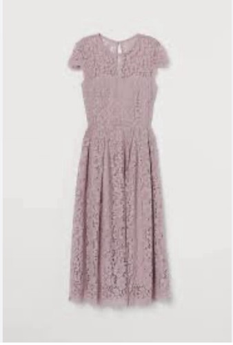 Wadenlanges spitzenkleid - h&m,