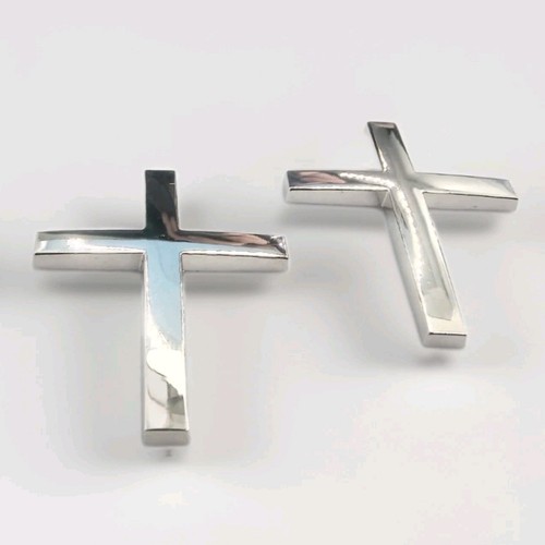 Kreuz silber chrome kfz - 2x,