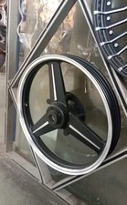 Für Royal Enfield Classic Reborn 350 Vorne und Hinten 3 Speichen Alufelgen Paar