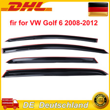 4-Tlg Set Schwarz Windabweiser