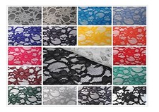 Stoffe Kordel Spitze Spitzenstoff Meterware Bekleidungsstoffe Deko Stoff nähen