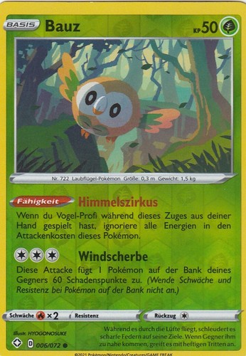 Bauz 006 072 reverse holo - bauz, 006/072