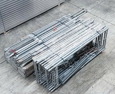 gebrauchtes Gerüst Plettac SL70 ca. 76m² Vollholzboden Bohle Gerüste 