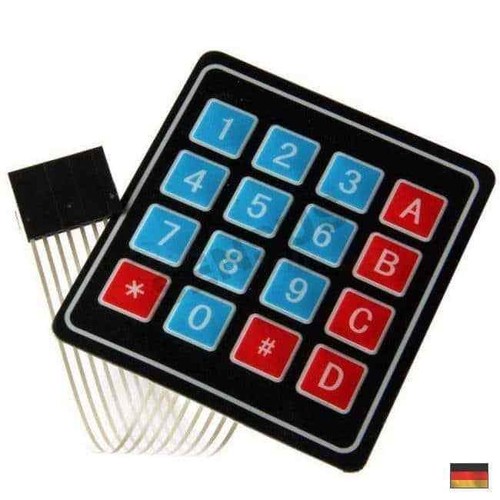 4x4 matrix tastatur array - 4x4,