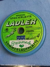 Eisstock Sommerplatte von Ladler Modell  4 Typ15-L 43-46