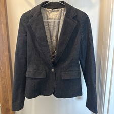 LEVISe LADY STYLE TAILLIERTER JEANSJACKE BLAZER, besonderes Design, M-Size Mantel