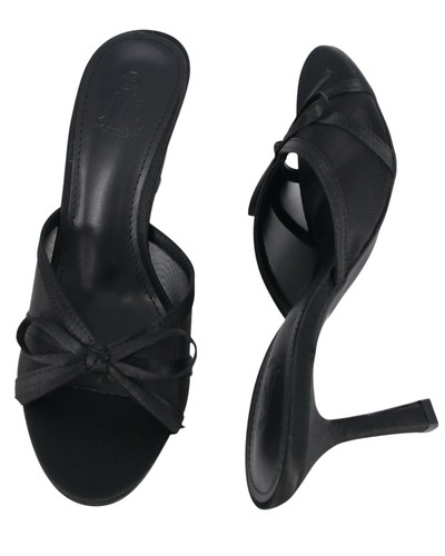 Elegante schwarze pantoletten - elegante,