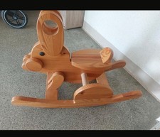 Schaukel-Hase Massiv Holz+