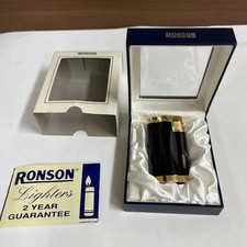 Ronson Turbo Feuerzeug Schwarz