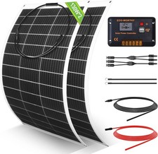 130W 260W Flexibel Solarpanel Solarmodule Kit solaranlage Mono Wohnmobil Boot RV