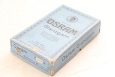 1 x alter Verpackung OVP Pappe Schachtel Kiste Karton OSRAM Glanzgarn Reklame