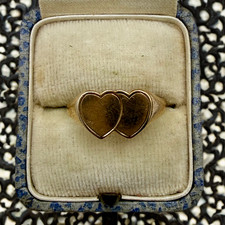 Vintage 9k massiver Gelbgold