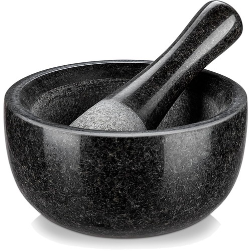 Granit mörser mit stößel - mörser,