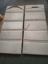 Polsterauflagen Aufleger  für Camping, Garten, Balkon u.s.w. 2 Stück