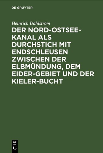 Der nord ostsee - der, nord-ostsee-kanal