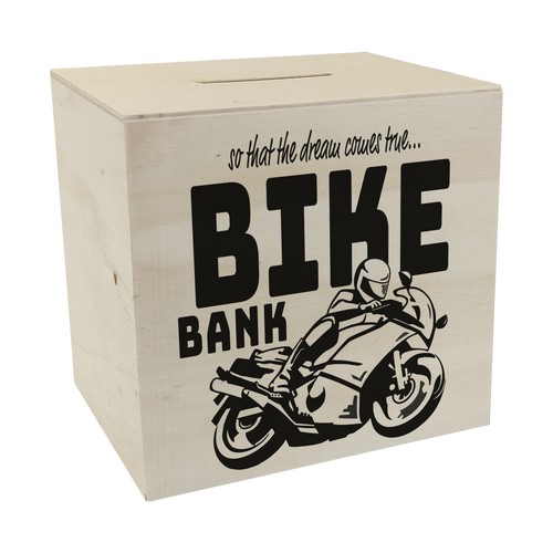Bike bank spardose aus - bike,